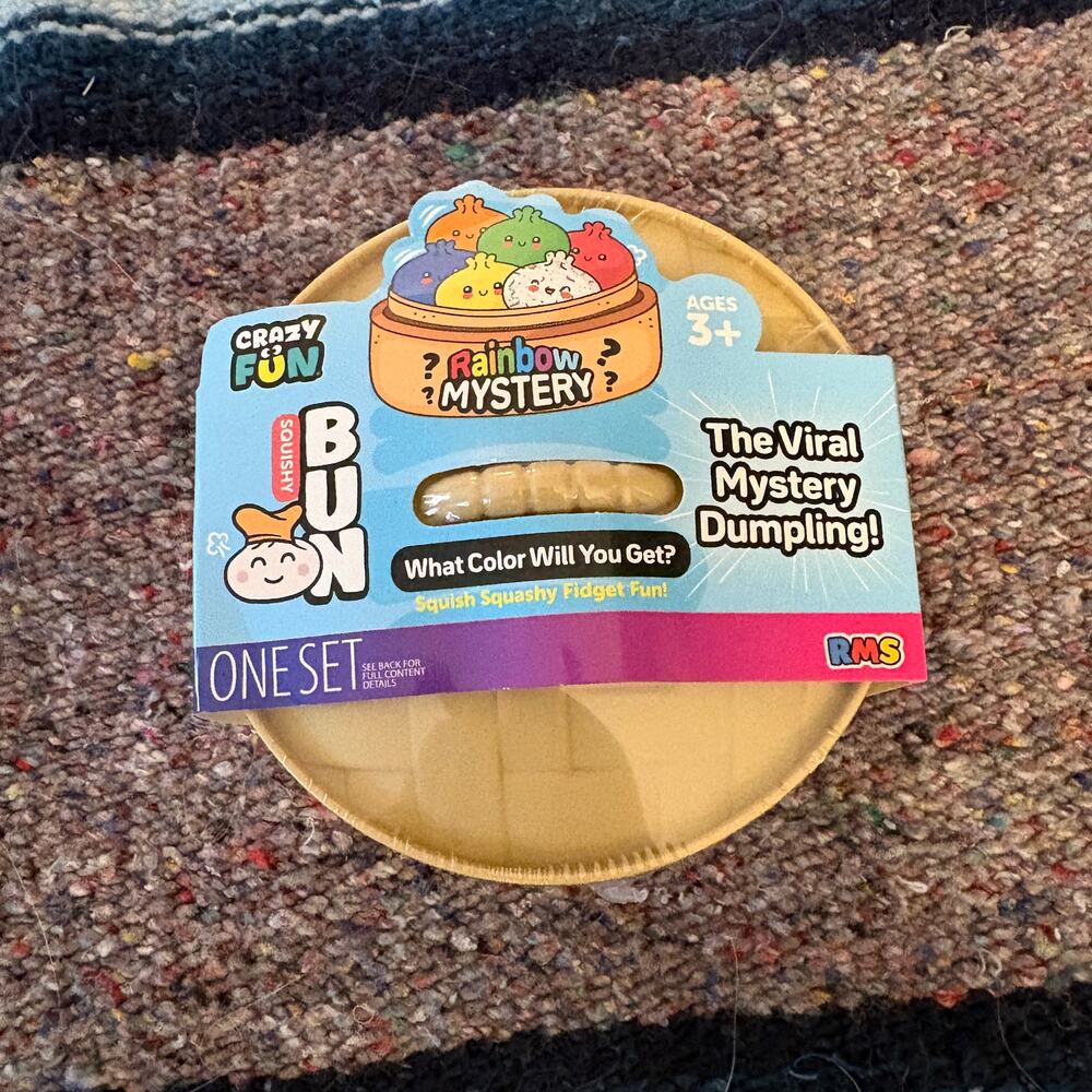NEW Unopened Crazy Fun Rainbow Mystery Dumpling Bun Viral Tik Tok Fidget Toy